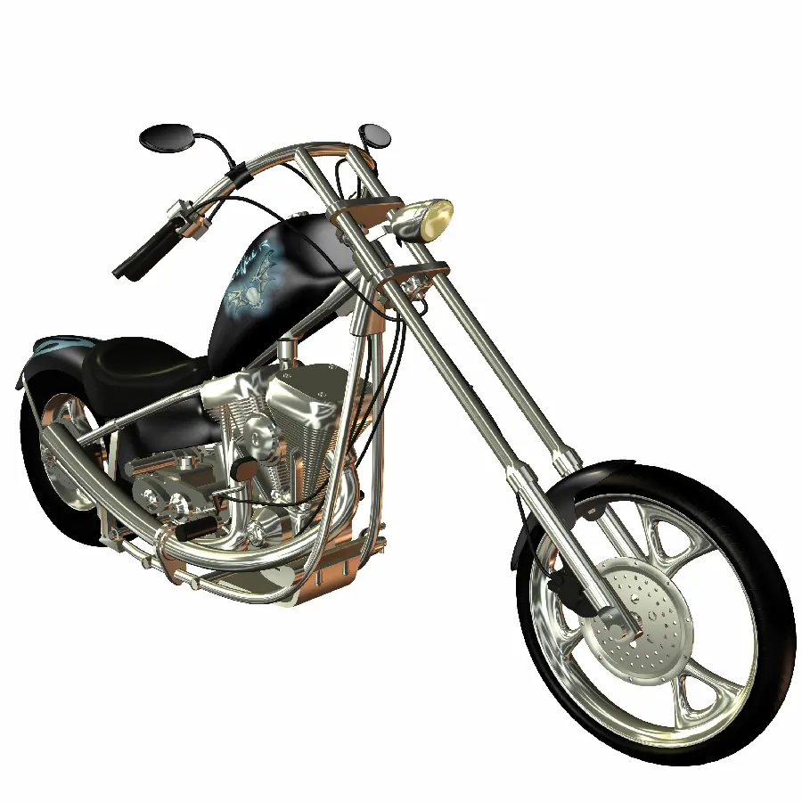 تصویر دیجیتالی جالب و دیدنی موتور سیکلت برای عشق موتورها