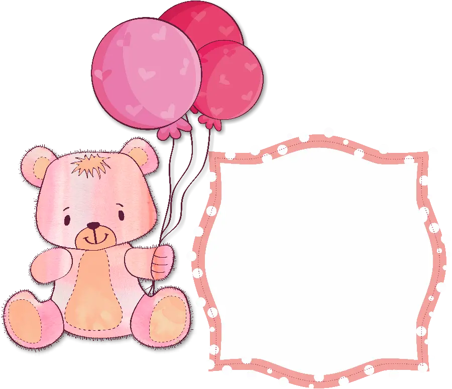 تصویر استوک جالب خرس PNG برای تبریک تولد