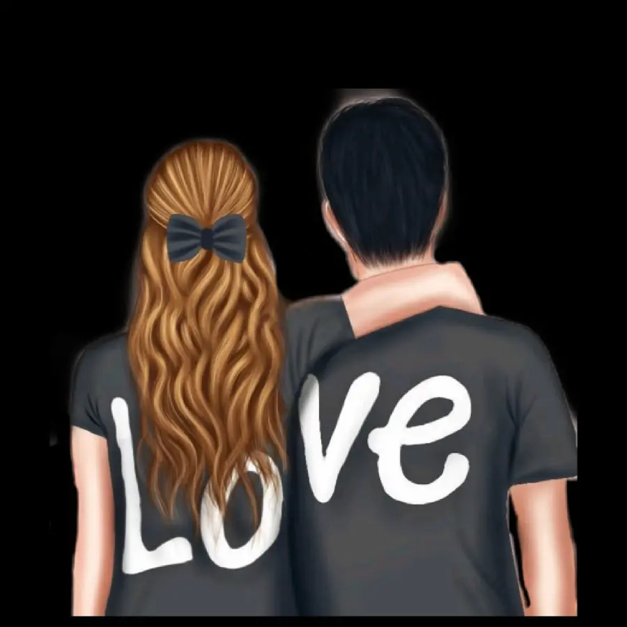 عکس پروفایل love دختر و پسر در کنار هم