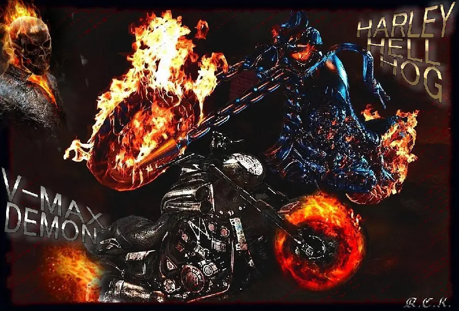 تصویر زمینه فوق العاده با کیفیت و جذاب فیلم ghost rider