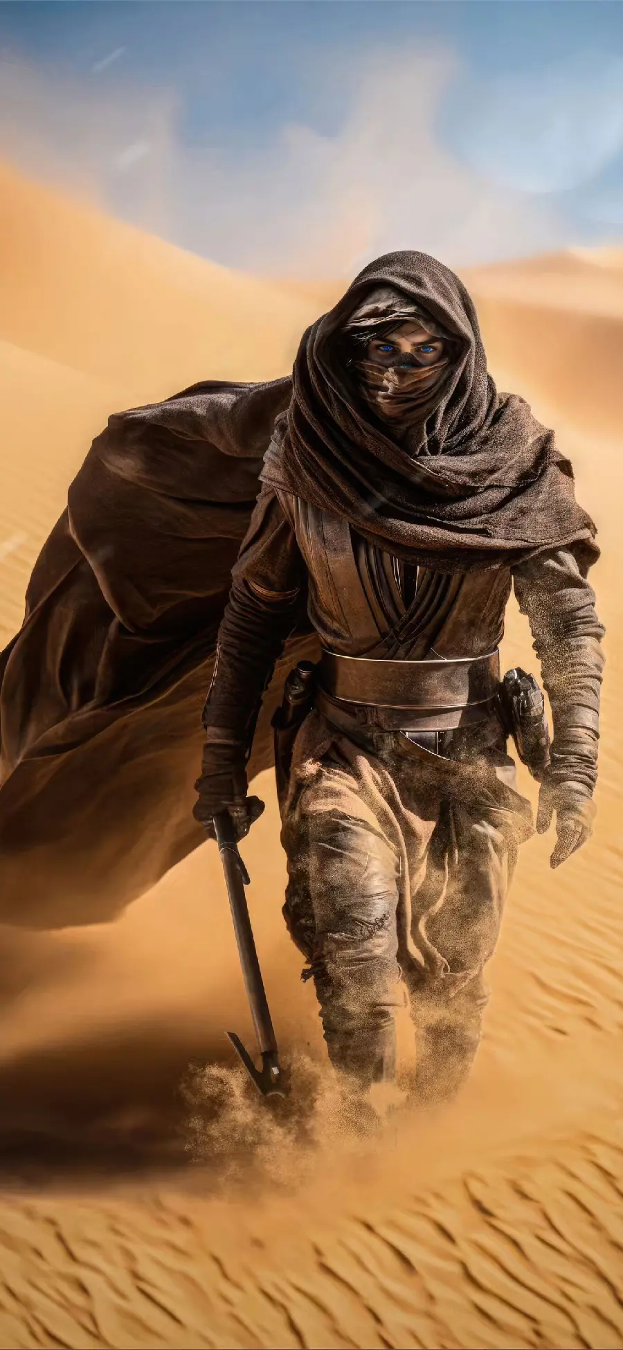 بکگراند بسیار شیک و زیبا برای گوشی از فیلم Dune قسمت 2