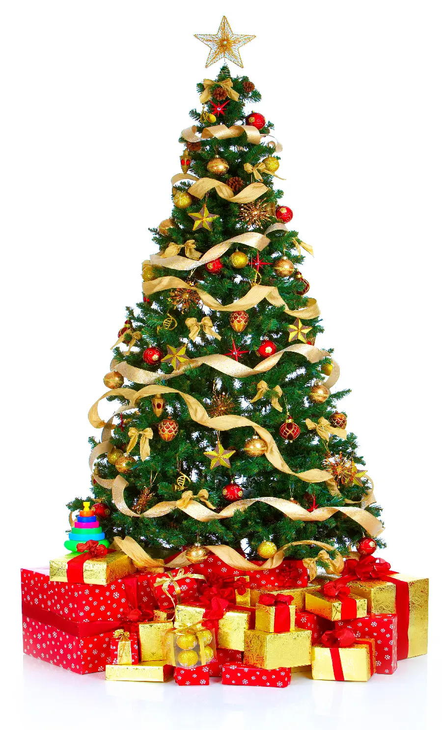 والپیپر عمودی جالب و دیدنی درخت و کادوهای کریسمس