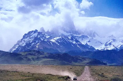 عکس منظره زمستانی بسیار زیبا با سوژه های چشم نواز