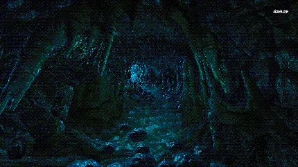 زمینه جالب برای مانیتور از غار کریستالی